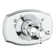 Geneva® Thermostatic Trim with Cross Handle