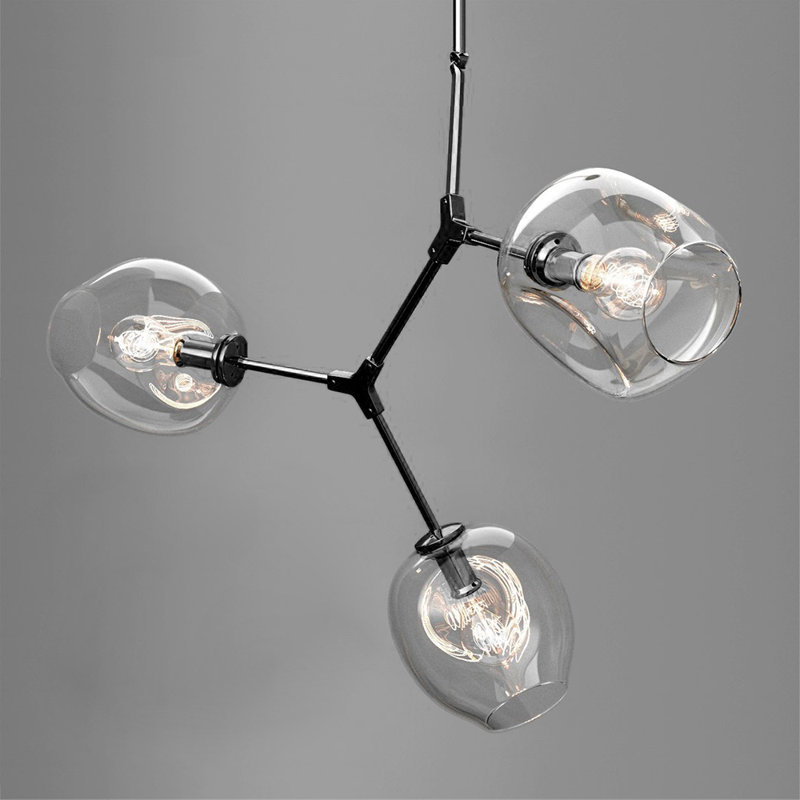 Slavin 3 - Light Black Unique/Statement Pendant
