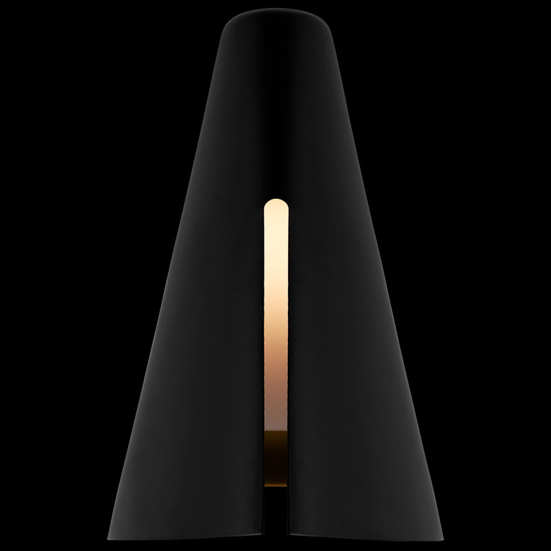 Dimmable LED Bath Sconce, Midnight Black