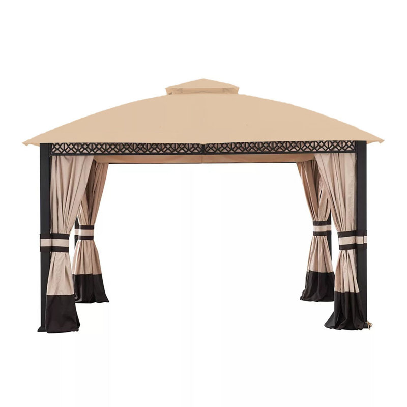 Auvent de remplacement pour pavillon de jardin en tissu