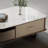 Light luxury microcrystalline stone coffee table