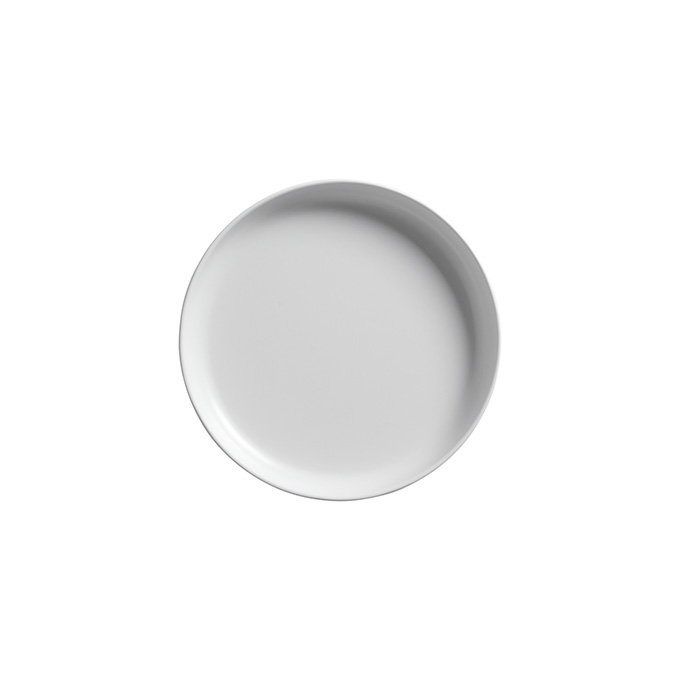 White Round Melamine Appetizer Plate, 6.25"