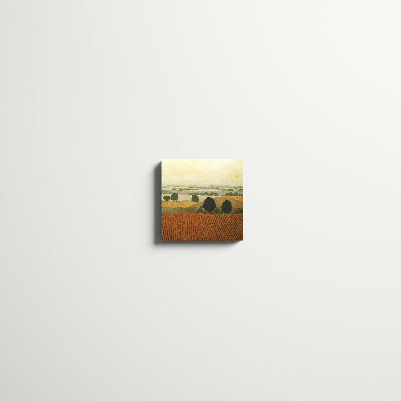 «After Harvest», peinture sur toile, H 12 po x l 12 po