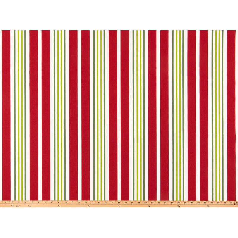 Housse de coussin en coton rayé, 17,5 po x 17,5 po