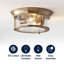 Plafonnier encastré 2 lumières 13,25 po Ceballos-389300310