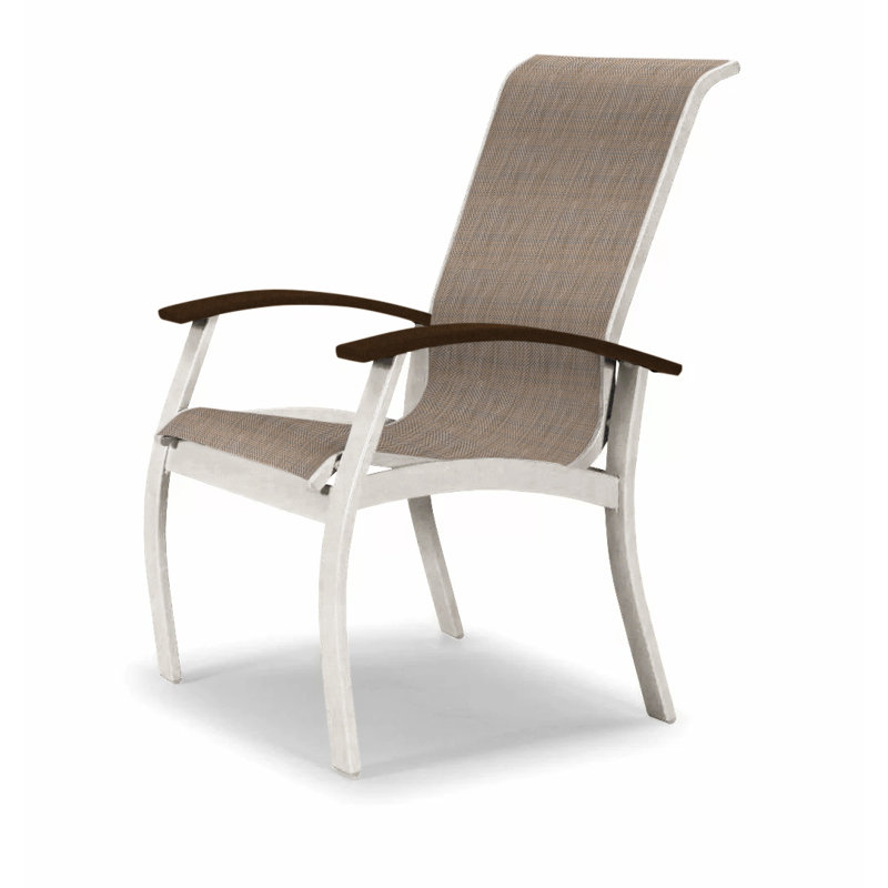 Chaise de patio Askar, Beacon taupe Sunbrella®, Kona, Neige texturée