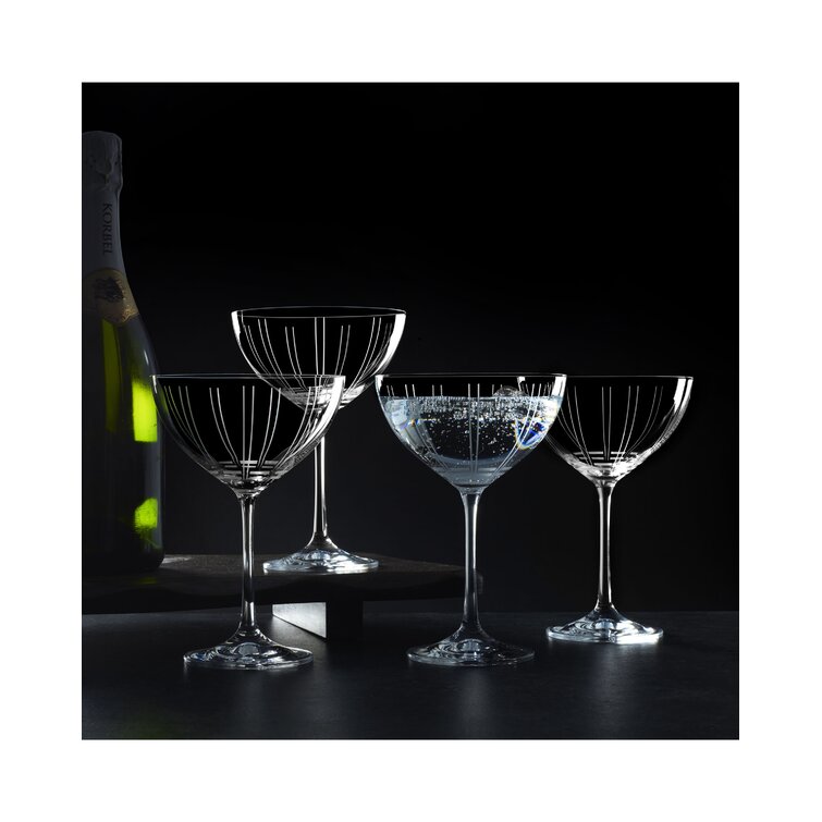 Mikasa Berlin Martini Glasses, Set of 4