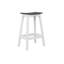 Berlin Gardens Regular Top With White Base Saddle Bar Stool-801456690-801456709