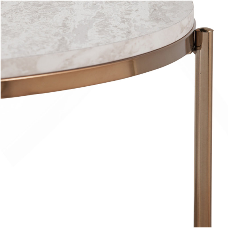 Table basse Silas, Doré