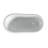 Jazma 61'' x 30'' Soaking Cast Iron Bathtub-17756214-17756207