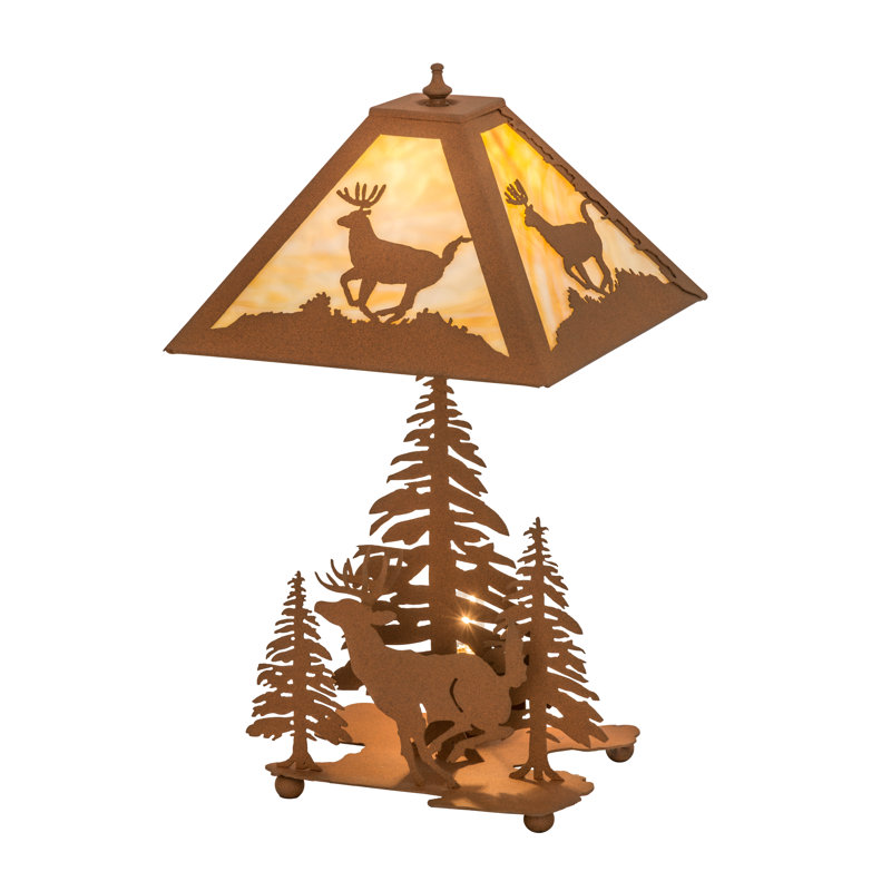 Rustic Lodge Table Lamp