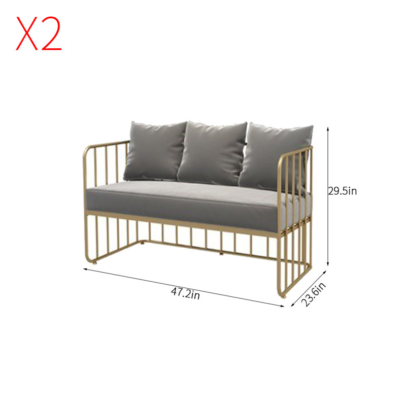 Banc de rangement Nordic Simple, Gris