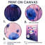Rêve de champs de bleuet en mauve IV - Art mural bleuets-251589659-251589656-251589650