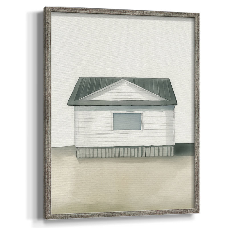 «LANDSCAPES Series LXV III», reproduction encadrée - bois massif