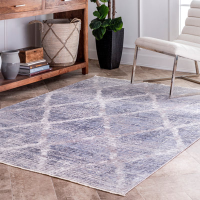 Tapis bleu