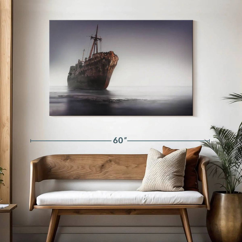 Mehar Shipwreck, 32" H x 48" W