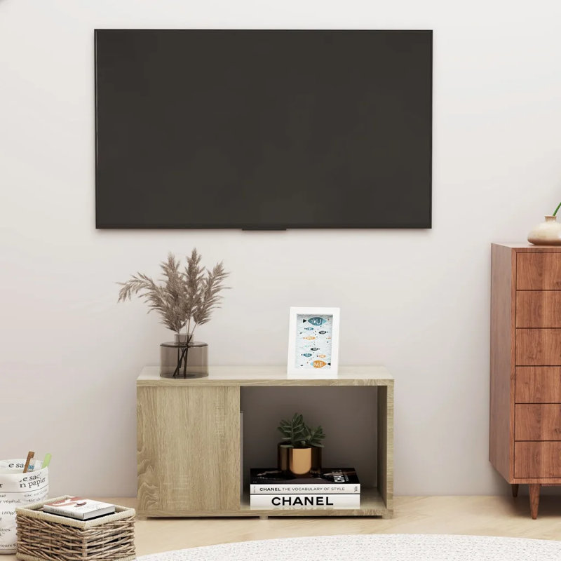 Meuble télé vidaXL, Chêne sonoma