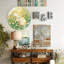 Horloge murale mignonne avec motif floral et art solaire - 12 po