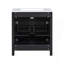 Meuble-lavabo 30 po avec lavabo en céramique, armoire de salle de bain simple moderne avec 2 portes et une tablette, portes à fermeture douce-2053701629