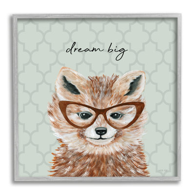 «Dream Big Happy Fox» par Cindy Jacobs - impression