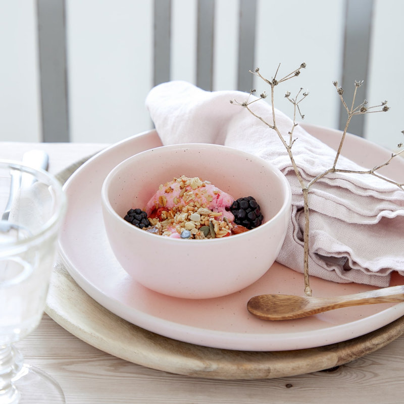 Casafina Pacifica Handmade Stoneware Dessert Bowl, Vanilla