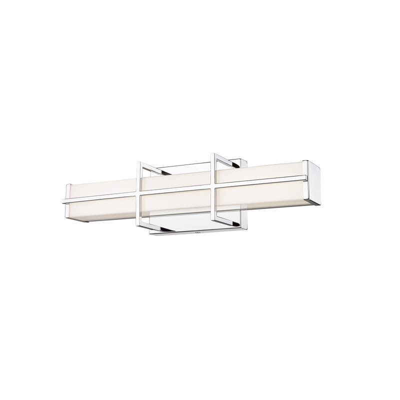 Klowie Dimmable LED Bath Bar, Chrome