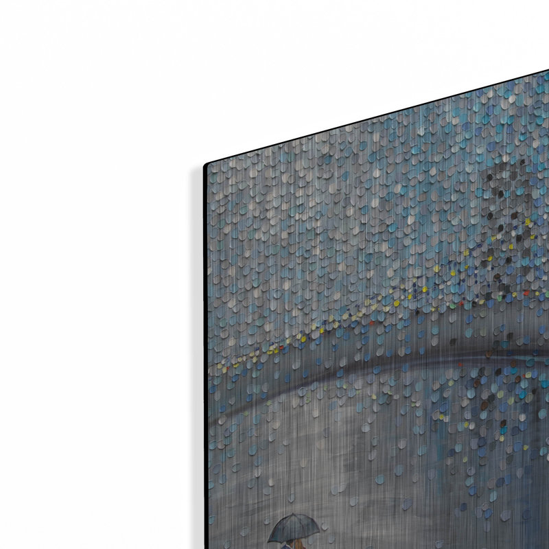 «Rainy Date With The Bridge View» par Ekaterina Ermilkina, H 12 po x l 16 po