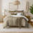 Rustic Oat Comforter & 2 Shams Set King-120831127