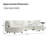Dayman 125" W Storage Sectional with Ottoman-100235131