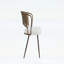 Ensemble de 2 chaises en osier avec pieds en métal et dossier à oreilles pour une assise confortable-570918163
