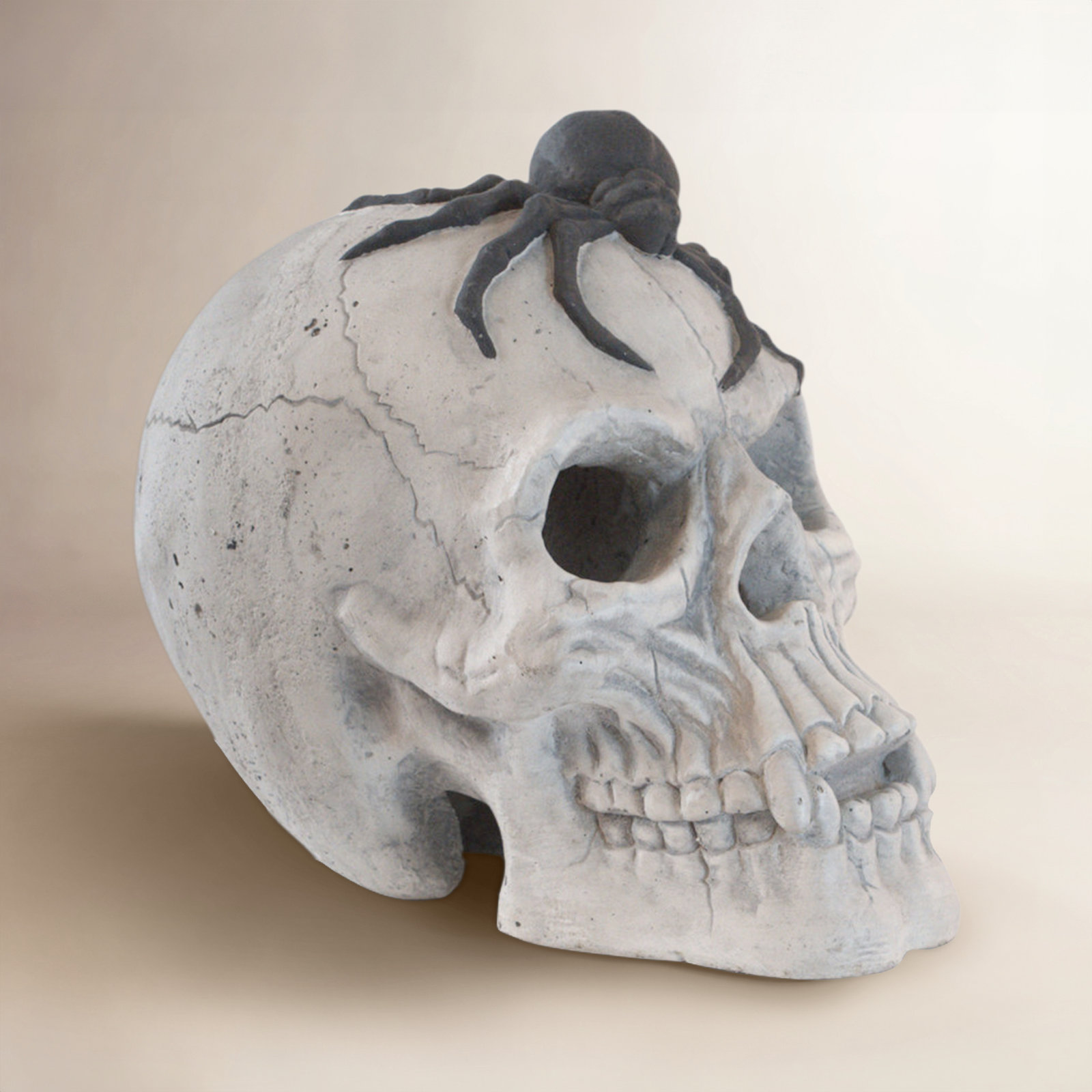 Outdoor Fireplace And Fire Pit Demon Skull, Ideal For Halloween Decoration