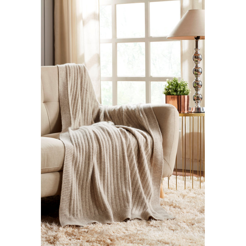 Housse et insert de coussin carré Celestial Knit, l 50 po x L 70 po, Dune