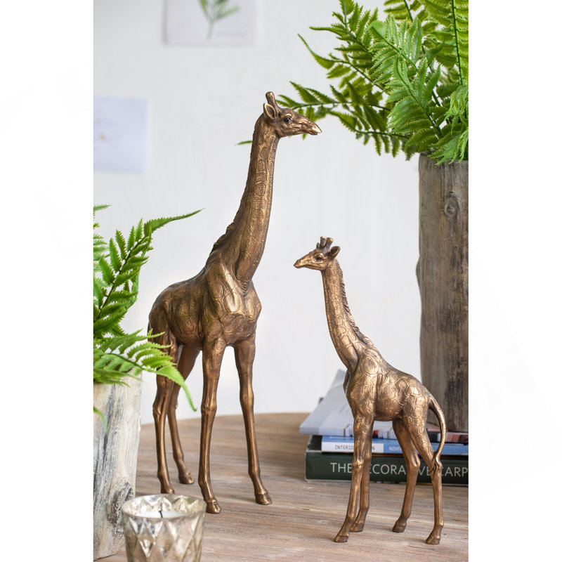 Statue de girafe 8,3 po x 2,8 po x 15,9 po