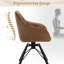 Aaidah 44.5cm H Tufted Upholstered Metal Armchair-1711615193