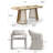 6- Person Dining Table Sets With Extendabe Oval Table & 6 Upholstered Waterproof Dining Chairs-571352124