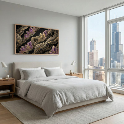 Crystal Rock Canvas Wall Art Oil Painting Print Set Of 1