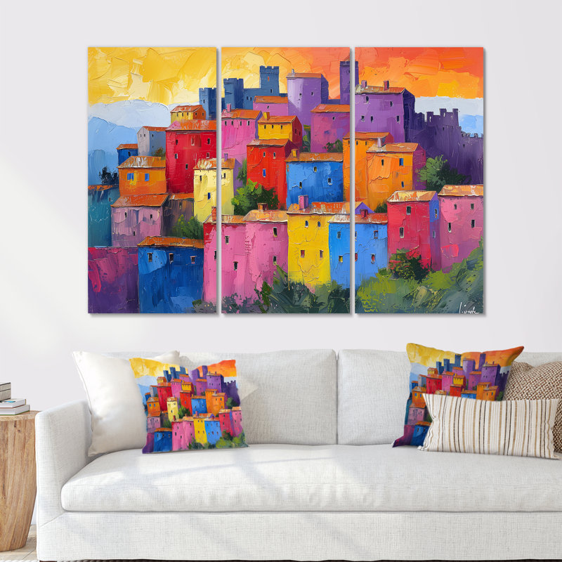 Yael " Yael " 3 - Pieces, 40" H x 60" W, No Framed