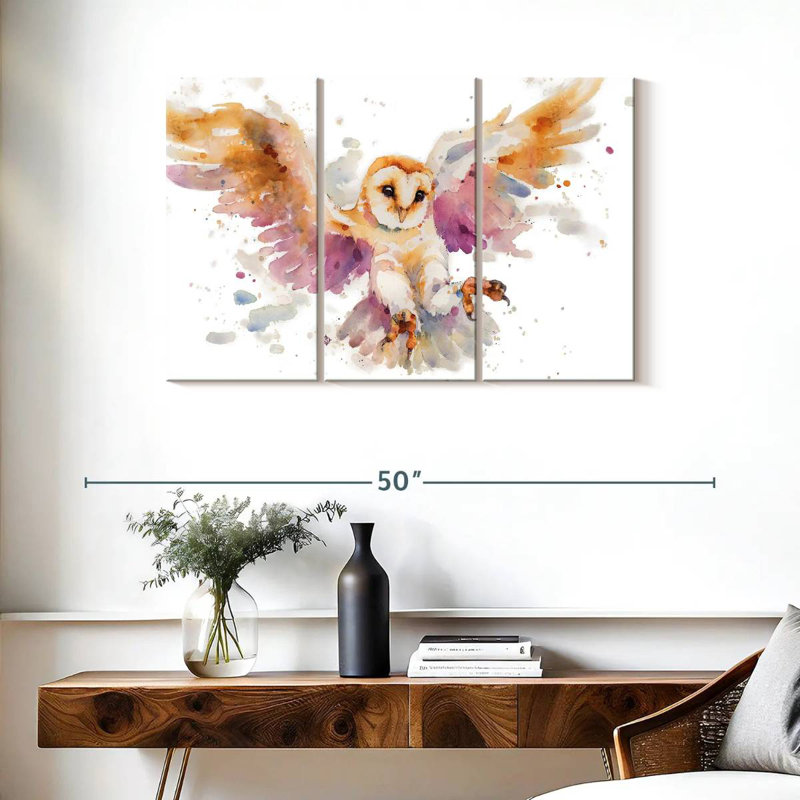 Brampt Twilight Owl, 24" H x 38" W
