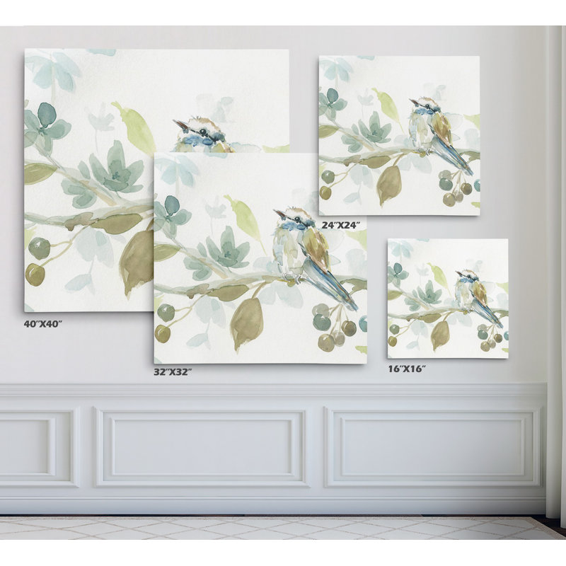 " Spring Melody III ", 16" H x 16" W, Wrapped Canvas, No Frame