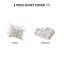 Housse de couette en coton 3 pièces - couleur. 100% avec 2 taies décoratives. Attaches intérieures. . Literie lavable à la machine. Housse et attaches pour l'insertion.-121163483