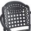 (Coussins de couleurs aléatoires) Ensemble de meubles de patio en aluminium coulé avec coussins-460327673