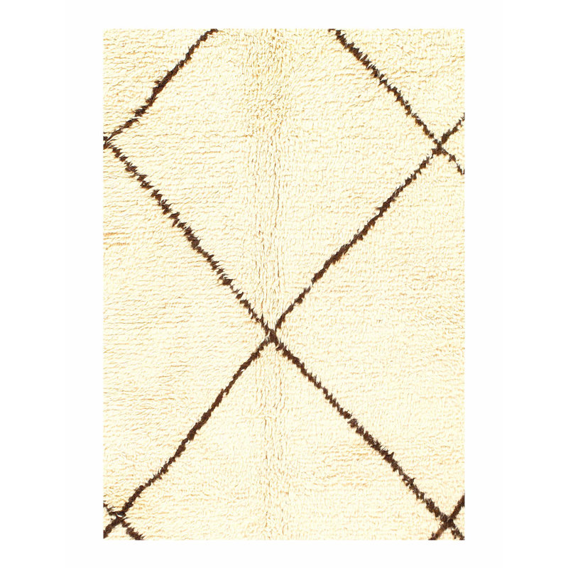 Tapis unique ivoire 7 pi 3 po x 5 pi 8 po