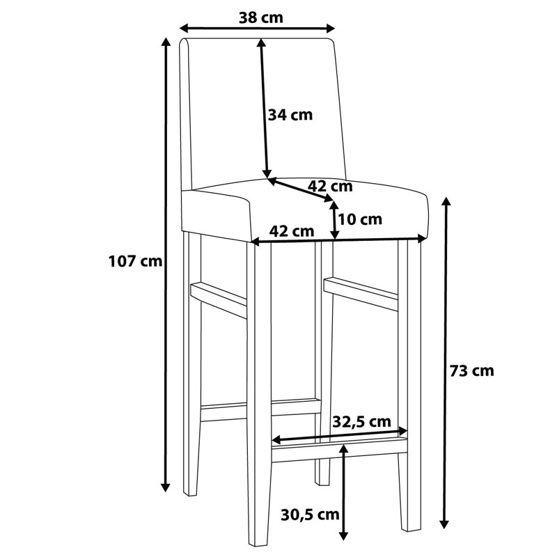 Ajay Upholstered Counter Stool