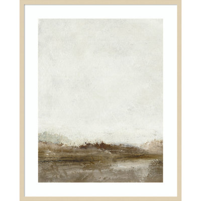 «Burkhild Away From Here No 1» par Dan Hobjour, impression sur bois encadrée