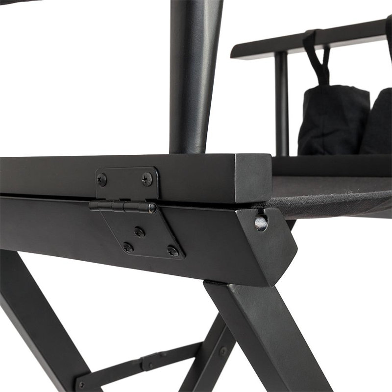 Folding Director Chair, Black