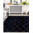 Contemporary Etowah Area Rug Navy Blue and Gold Color-272365778
