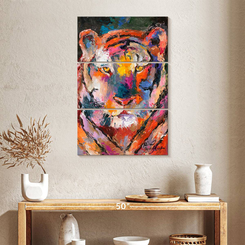 Tiger I, 38" H x 24" W