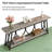 2-Tier Hall Table,Vintage Console Table,Sturdy Sofa Table,Side Table