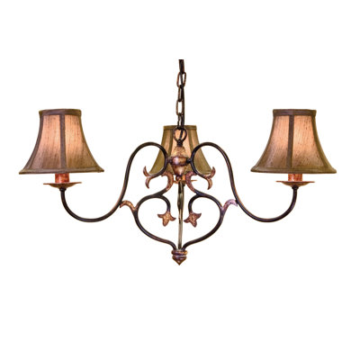 Otterville 3 - Light Candle Style Chandelier