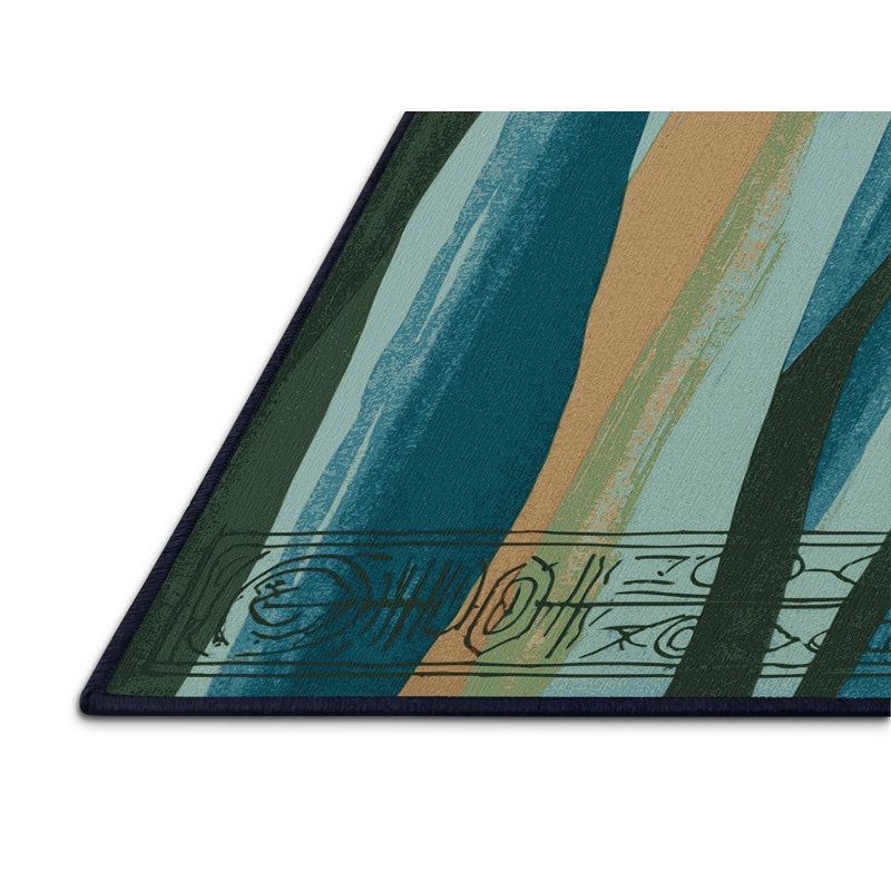 Tapis céleste en bois de grève, Carré 4 pi